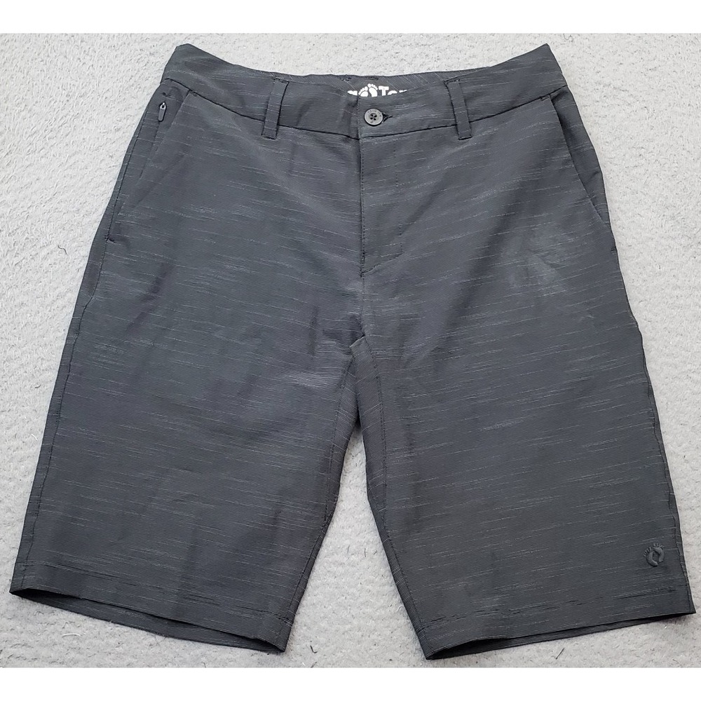Hang Ten Wharf 21"‎ Hybrid Shorts Mens 30 Multicolor Stretch Quick Dry Zip Fly